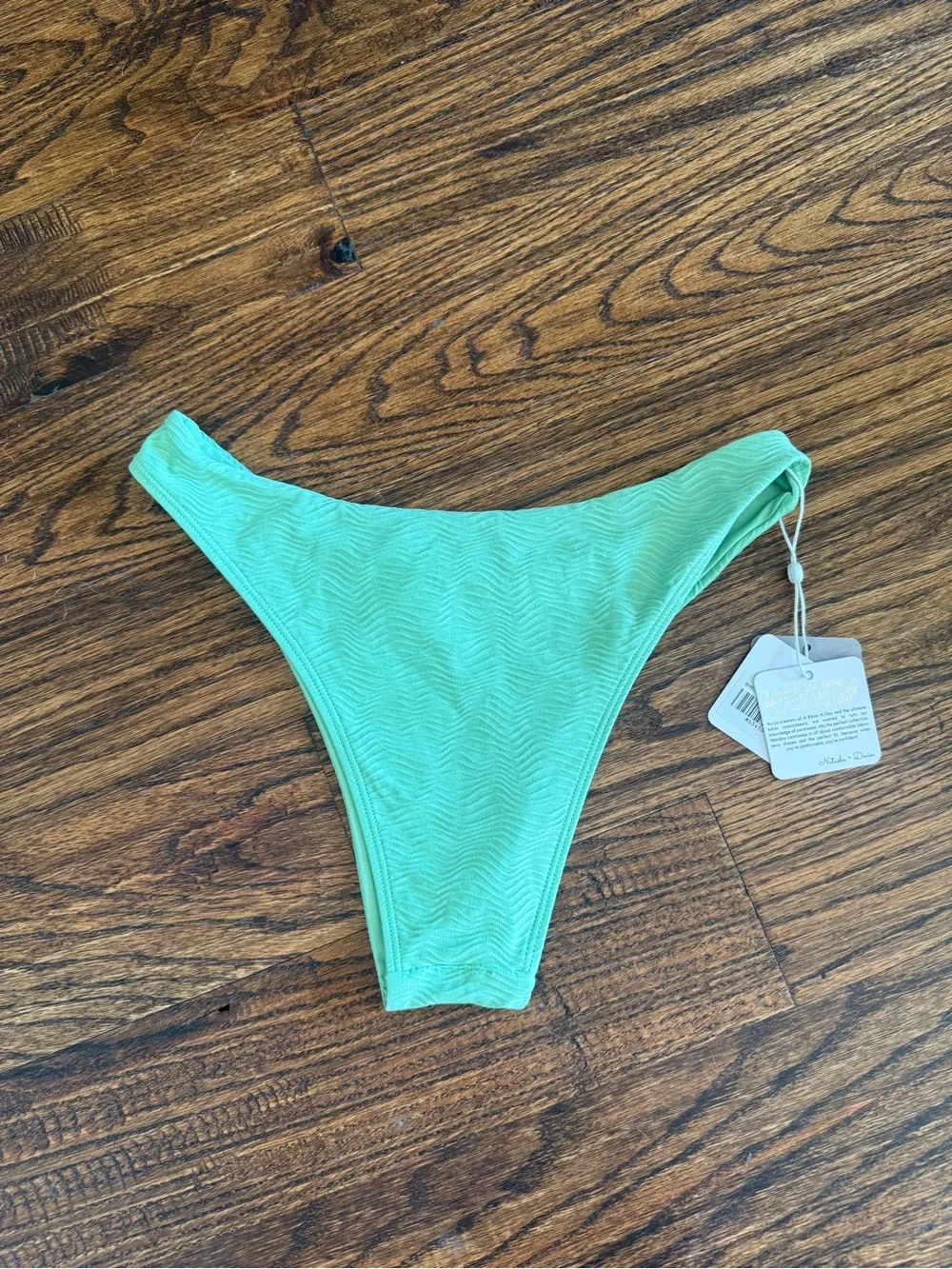 Monday Swimwear pistachio wave Byron Bottom
